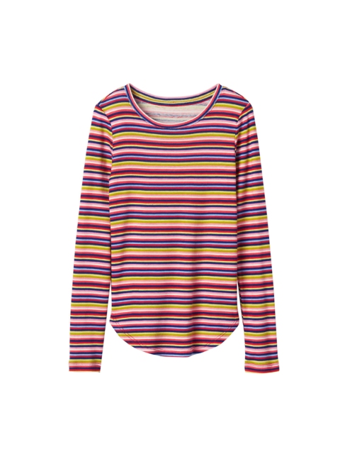 

GAP Girls Multicoloured Striped T-shirt, Multi