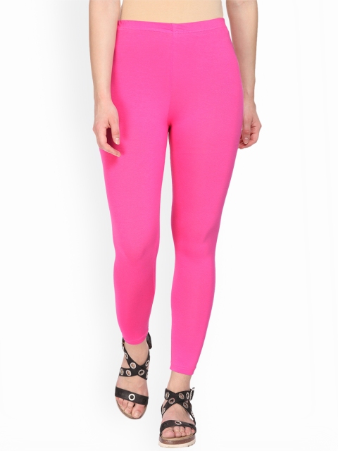 

Alena Women Pink Solid Ankle-Length Leggings