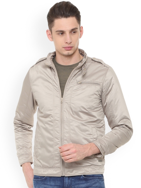 

Allen Solly Men Grey Solid Padded Jacket