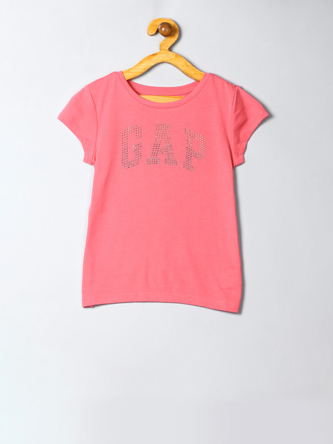 

GAP Girls Pink Logo Short Sleeve Tee