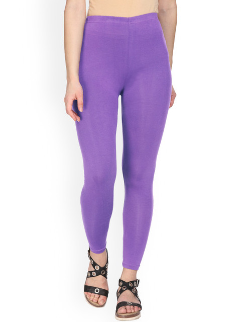 

Alena Women Violet Solid Ankle-Length Leggings