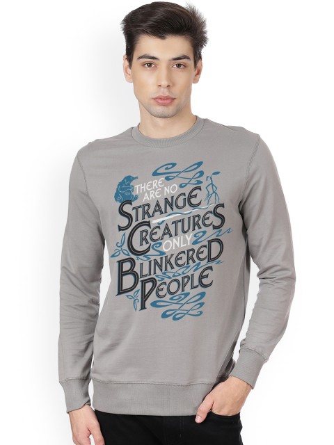 

Free Authority Men Fantastic Beast Printed Sweatshirt, Grey