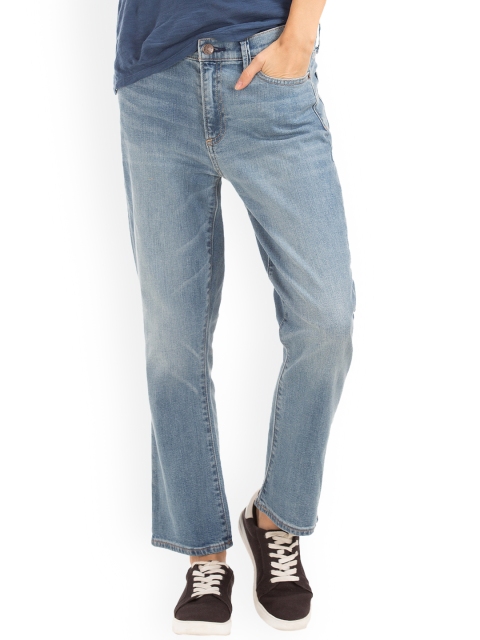 

GAP Women Blue Slim Fit Mid-Rise Clean Look Stretchable Jeans