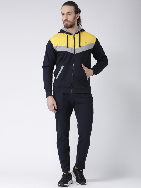 

GRIFFEL Men Navy Blue Tracksuit