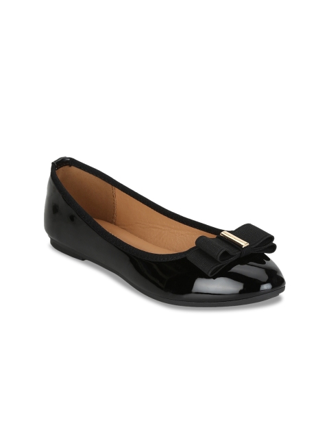 

Mode by Red Tape Women Black Solid Ballerinas