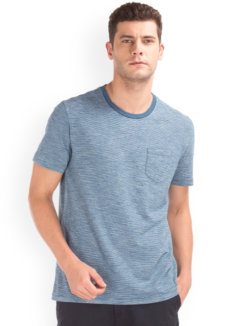 

GAP Men Stripe Pocket Tee, Blue