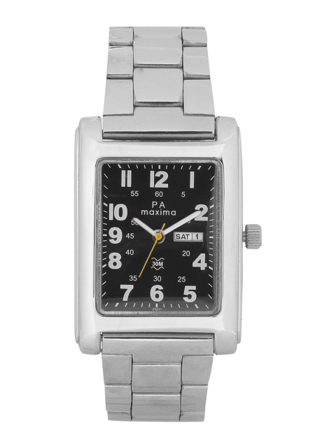 

maxima Men Black Analogue Watch 43411CMGI