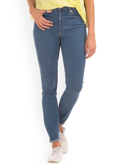 GAP Women Blue Regular Fit High-Rise Clean Look Stretchable Jeans