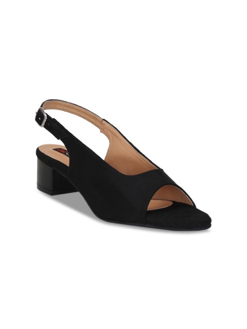 

Get Glamr Women Black Solid Peep Toes