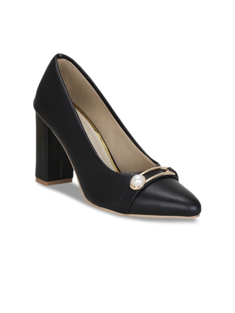 

Get Glamr Women Black Solid Pumps