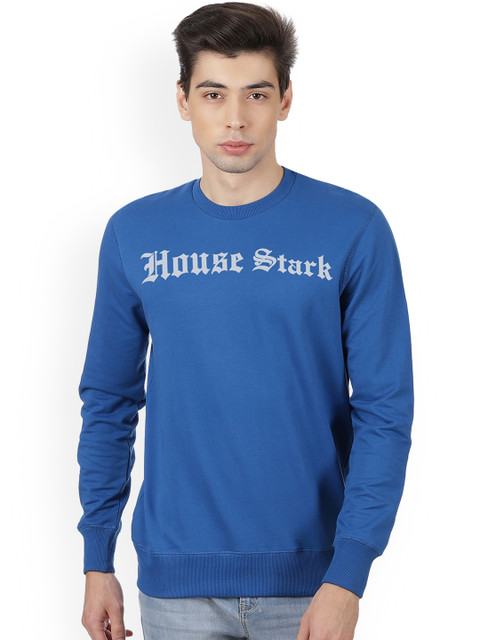 

Free Authority Game Of Thrones Print Blue Sweatshirt for Men