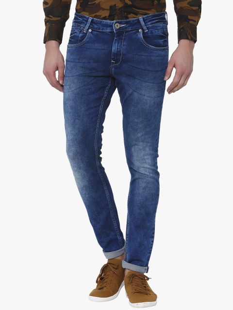 

Mufti Men Blue Slim Fit Mid-Rise Clean Look Stretchable Jeans