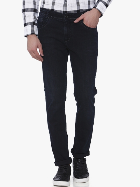 

Mufti Men Navy Blue Slim Fit Mid-Rise Clean Look Stretchable Jeans