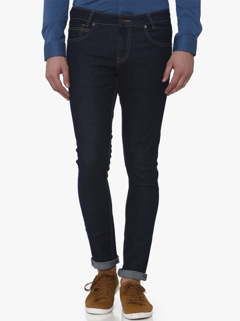 

Mufti Men Navy Blue Skinny Fit Mid-Rise Clean Look Stretchable Jeans