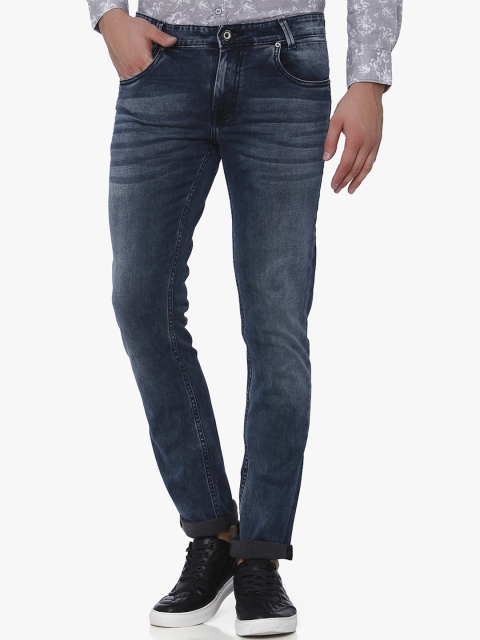 

Mufti Men Blue Slim Fit Mid-Rise Clean Look Stretchable Jeans