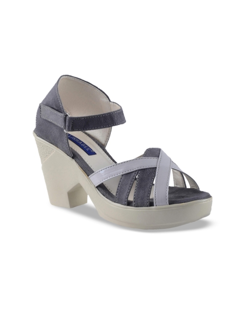 

MSC Women Grey Colourblocked Sandals