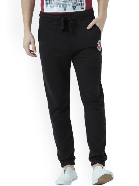 

Marvel by Wear Your Mind Men Black Solid Straight-Fit Joggers