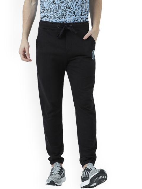

Marvel by Wear Your Mind Men Black Solid Straight-Fit Joggers