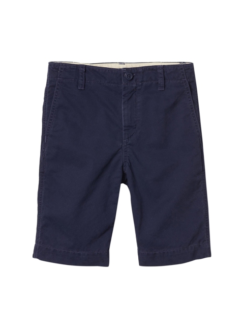 

GAP Boys Navy Blue Solid Regular Fit Regular Shorts