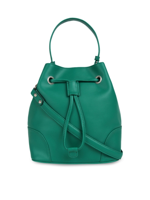 

Toteteca Green Solid Handheld Bag