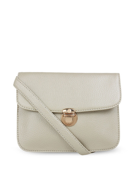 

Toteteca Off-White Solid Sling Bag