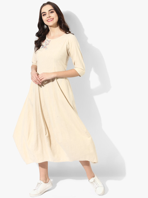 

Sangria Women Beige Dress