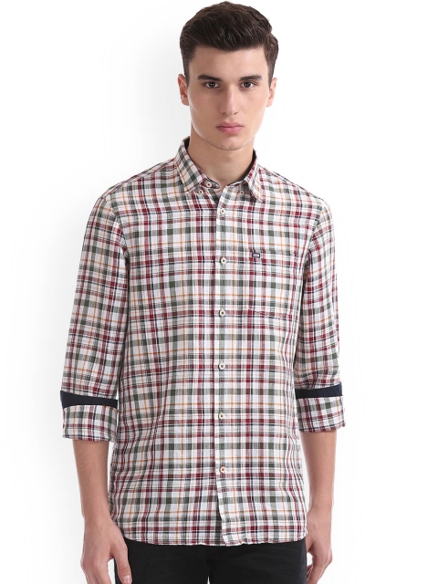 

Arrow Sport Men Multicoloured Slim Fit Checked Casual Shirt, Multi