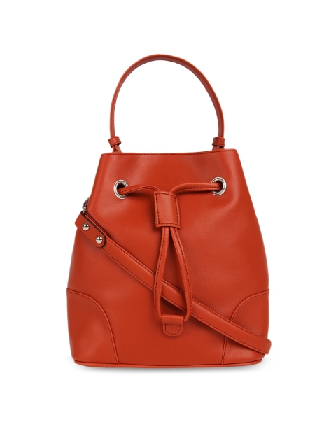 

Toteteca Orange Solid Handheld Bag