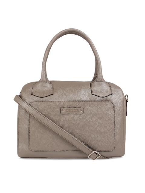 

Toteteca Grey Solid Handheld Bag