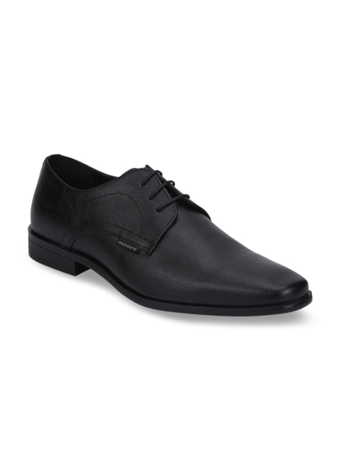 

Red Tape Men Black Leather Formal Derbys