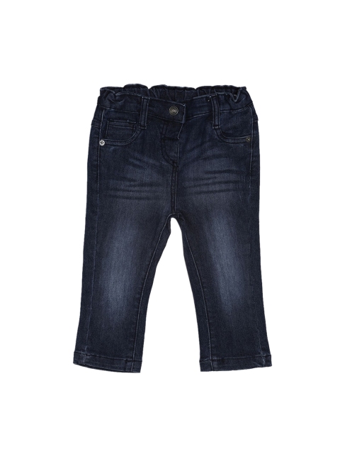 

MINI KLUB Girls Blue Regular Fit Mid-Rise Clean Look Stretchable Jeans