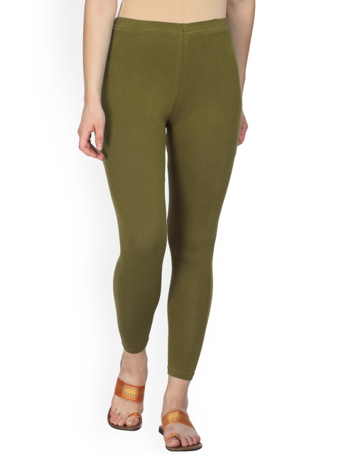 

Alena Women Green Skinny-Fit Ankle-Length Leggings