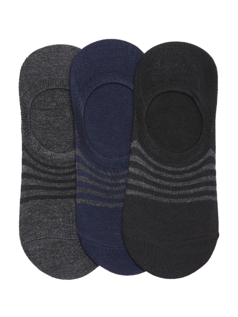 

Camey Men Multicoloured Pack of 3 Shoe Liners, Multi