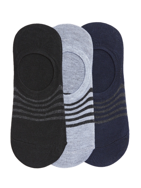 

Camey Men Multicoloured Pack of 3 Shoe Liners, Multi