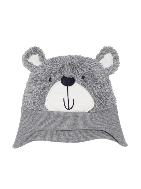 

MINI KLUB Boys Grey Embroidered Beanie