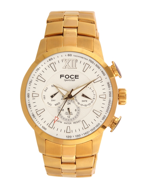 

FOCE Men White Analogue Watch F914GGM