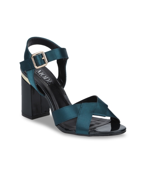 

Mode by Red Tape Women Teal Solid Sandals