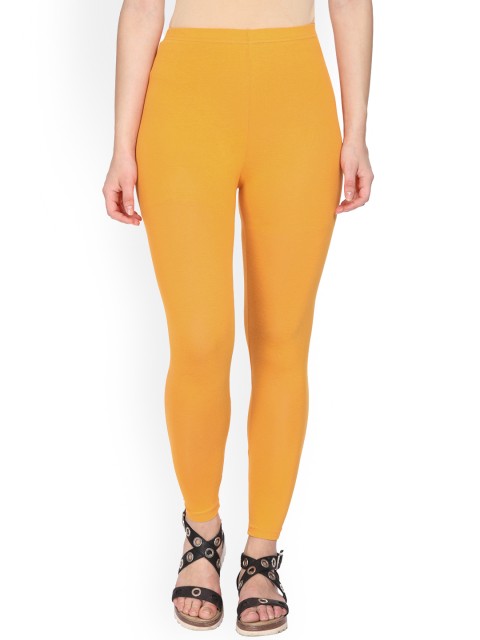 

Alena Women Mustard Yellow Skinny-Fit Ankle-Length Leggings