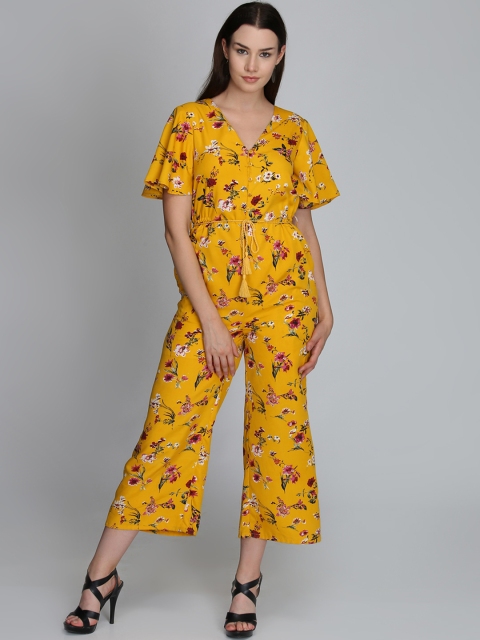 

DODO & MOA Yellow Printed Culotte Jumpsuit