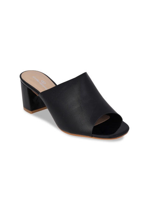 

pelle albero Women Black Solid Mules