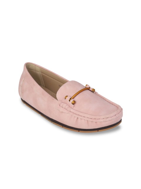 

pelle albero Women Pink Slip-On Sneakers
