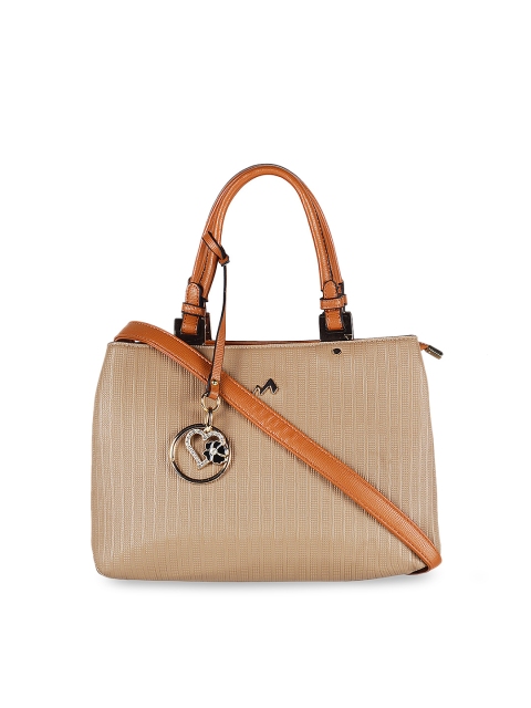 

Metro Beige Textured Handheld Bag