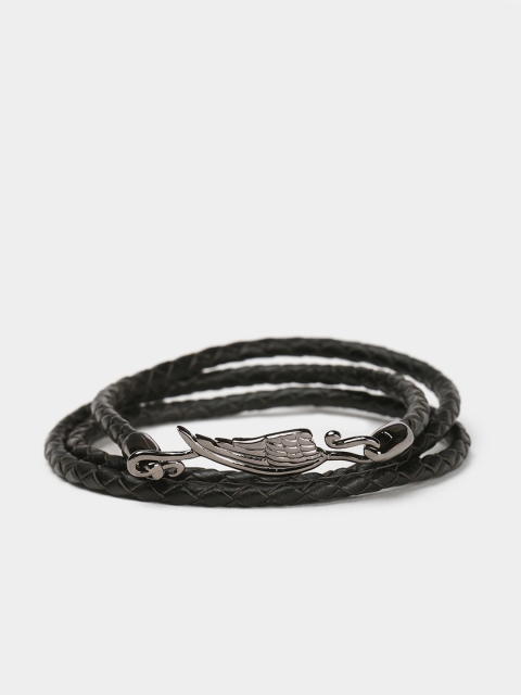 

SIMON CARTER LONDON Black Leather Wraparound Bracelet
