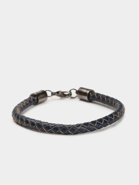 

SIMON CARTER LONDON Blue Leather Link Bracelet