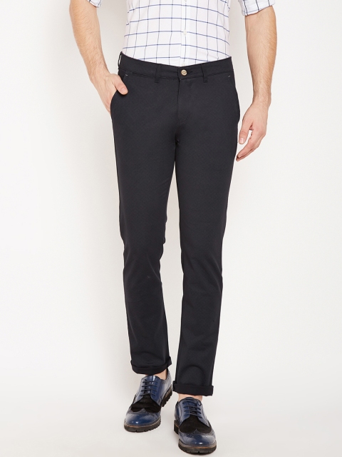 

Crimsoune Club Men Black Slim Fit Solid Regular Trousers