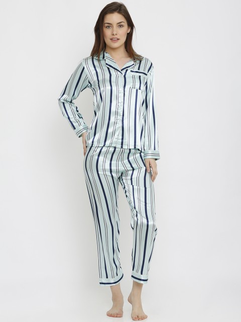 

Heart 2 Heart Women Blue Printed Night suit LPJ148SHABL