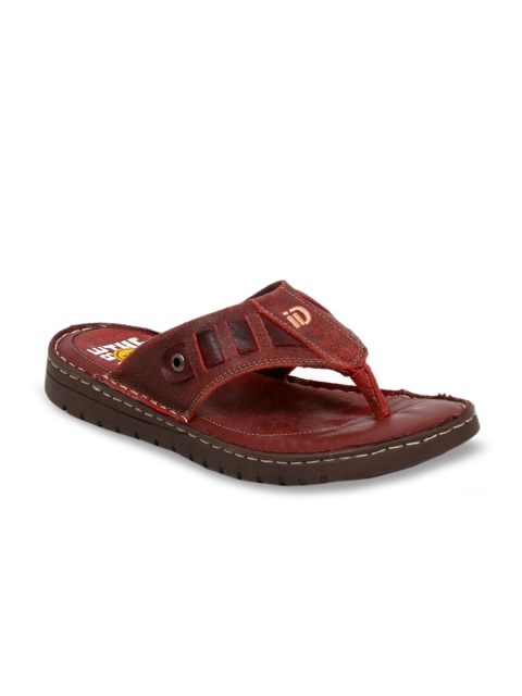 

ID Men Maroon Solid Slip-On