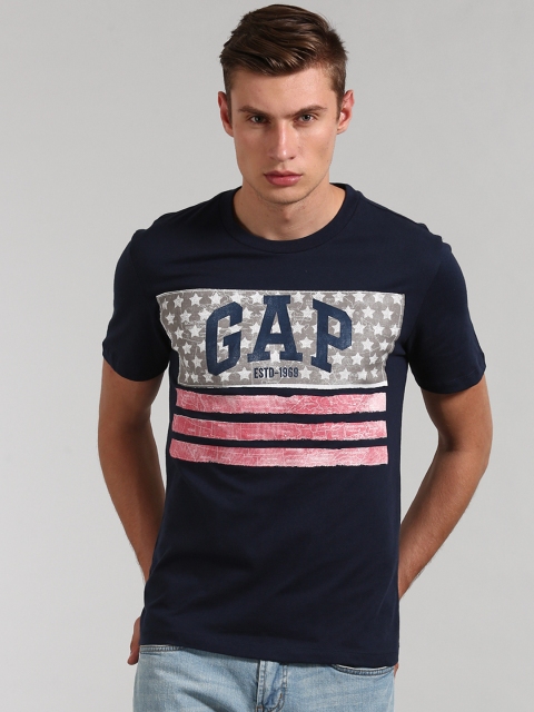 

GAP Men Blue Star And Stripe Americana T-shirt