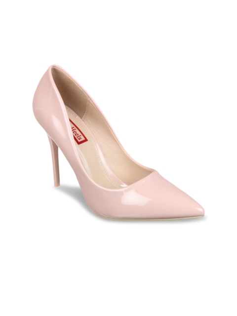 

Flat n Heels Women Pink Solid Pumps