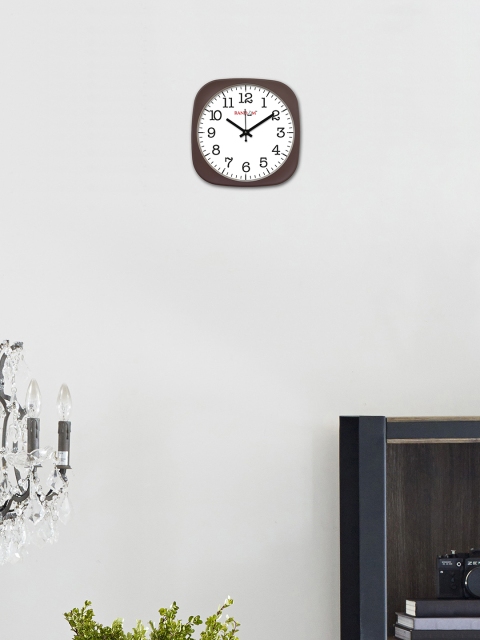 

RANDOM White Square Solid Analogue Wall Clock